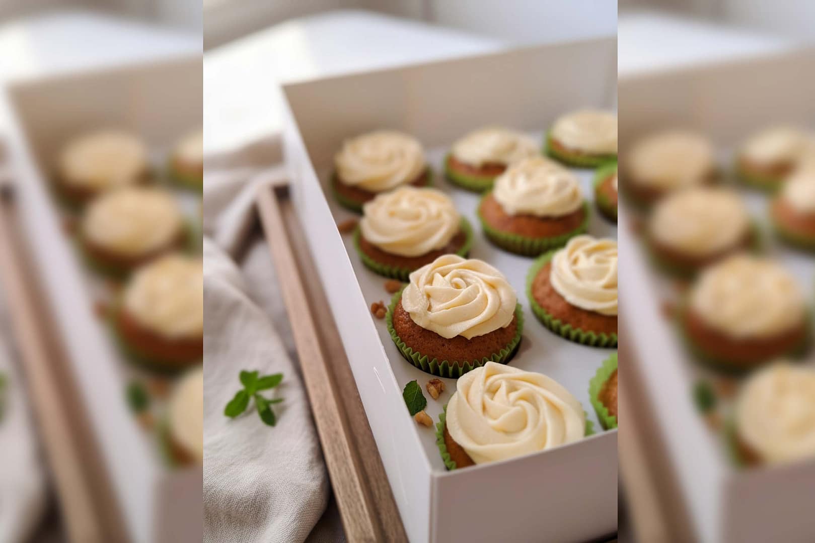 Read more about the article Carrot Walnut Cupcake